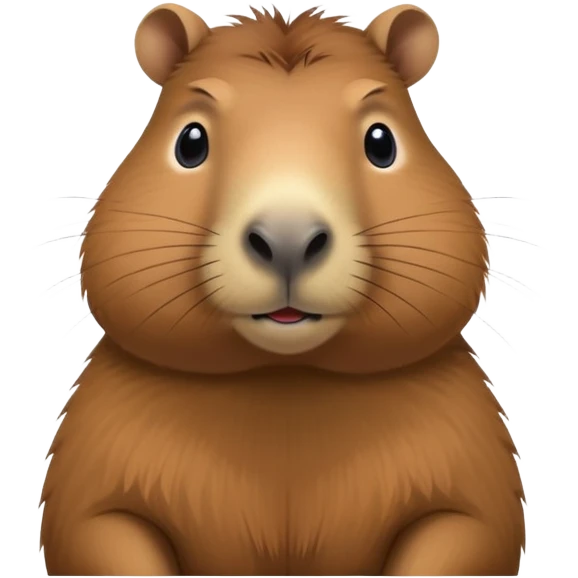 Capybara with "APTEM" poster shows fuck emoji