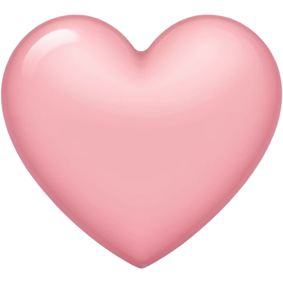 Light pink heart emoji