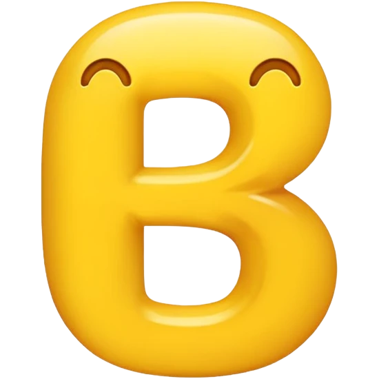 make the letter b with laughing emojis emoji