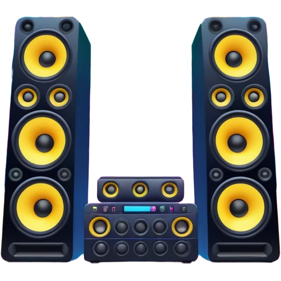 electronic music festival stage emoji