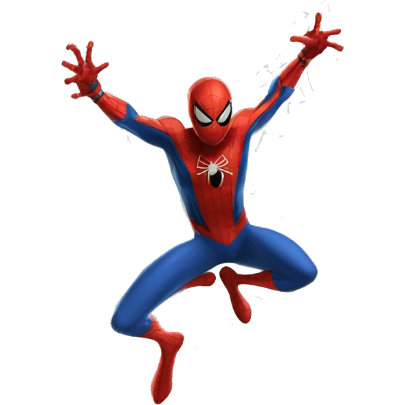 spider-man shooting webs emoji