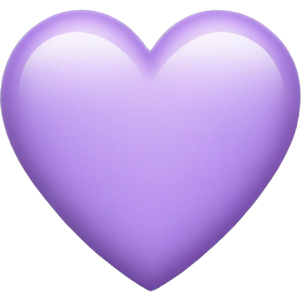light purple heart emoji