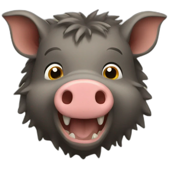 boar surprise emoji