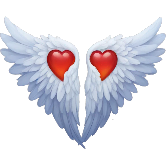 wing heart emoji