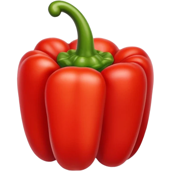 red bell peppers emoji