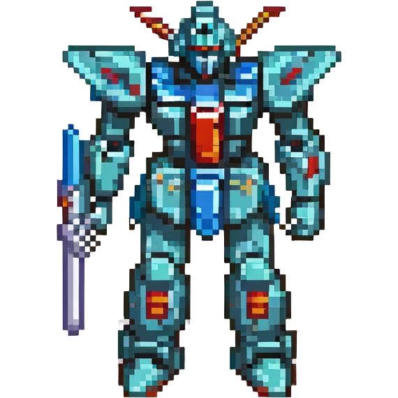 Gundam, no background emoji