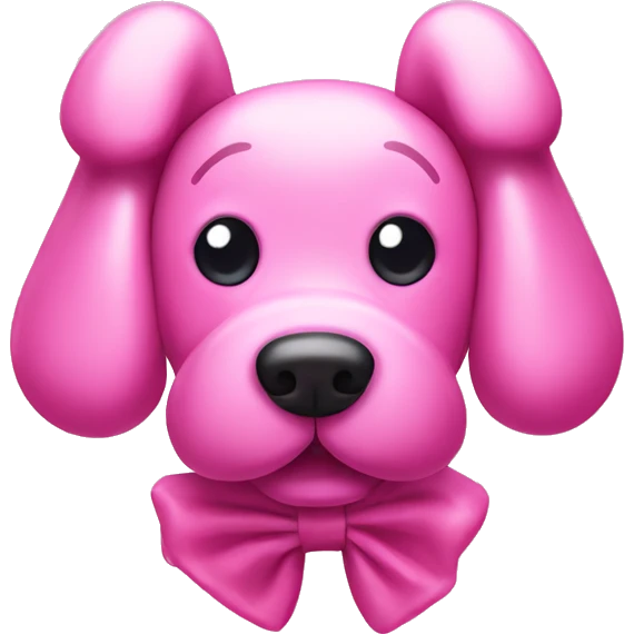 pink balloon dog emoji