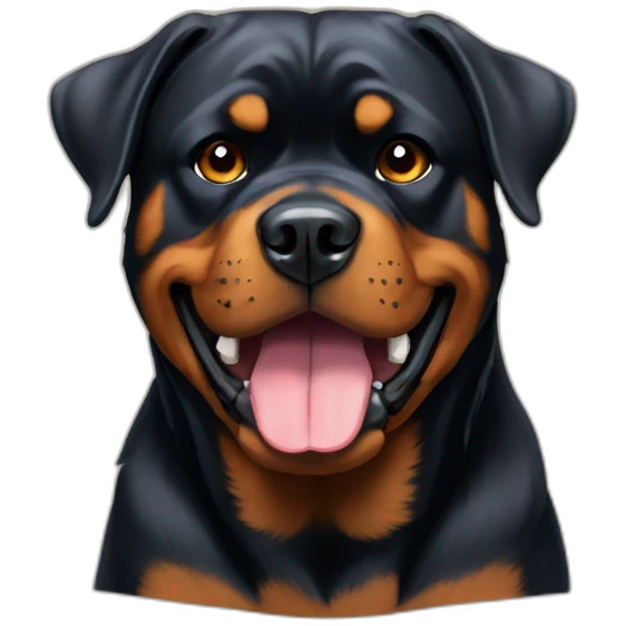 Ángry rottweiler emoji