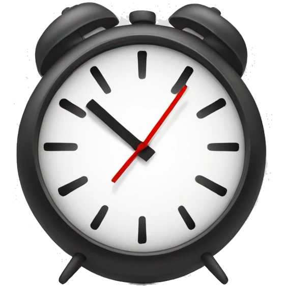 A clock with a checkmark next to it, symbolizing punctuality. emoji