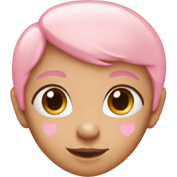 Baby pink heart  emoji