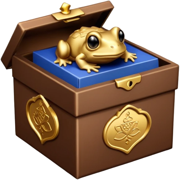 Chocolate frog box emoji