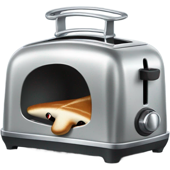 shark hugging a toaster emoji