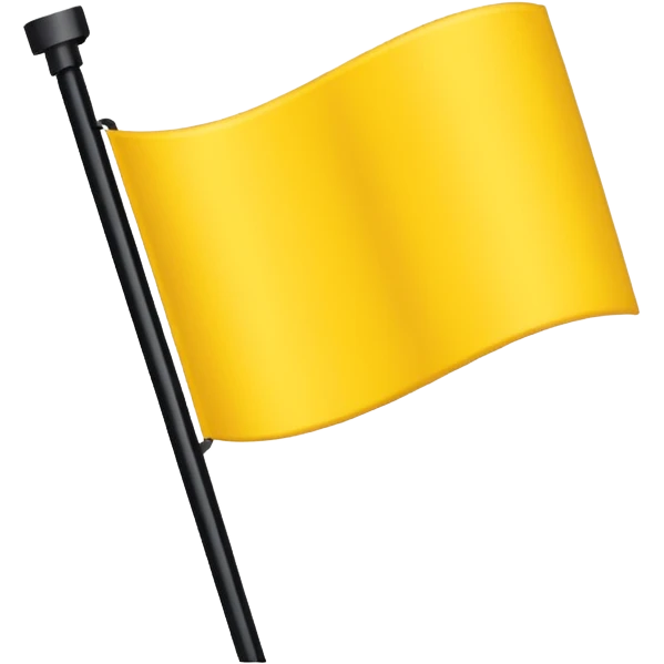 Create 2 yellow lined and 1 black lined flag emoji and put black line between yellow lines emoji