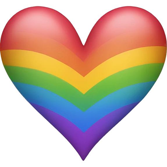 rainbow heart emoji
