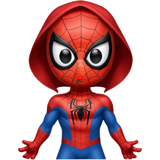 Spiderman cute emoji