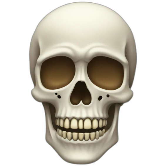 a skeleton emoji