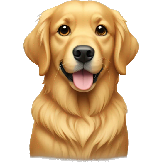 golden retriever  emoji