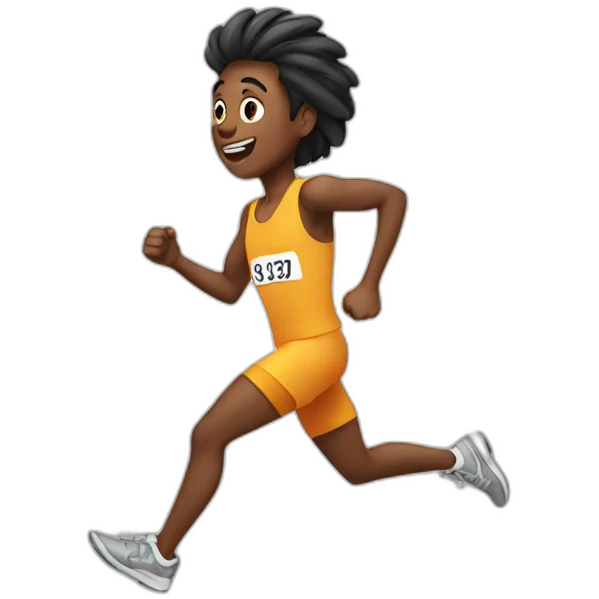 running emoji