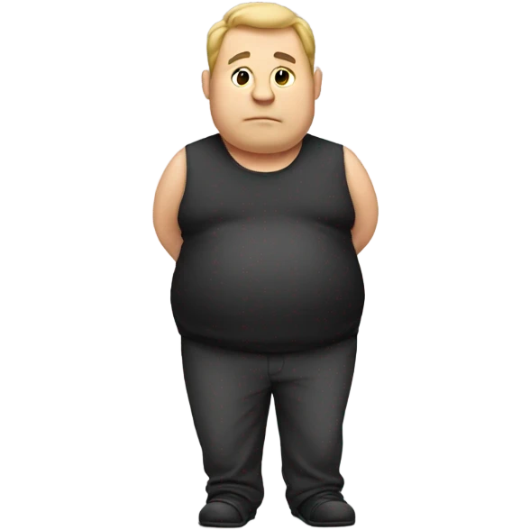 Fat man emoji