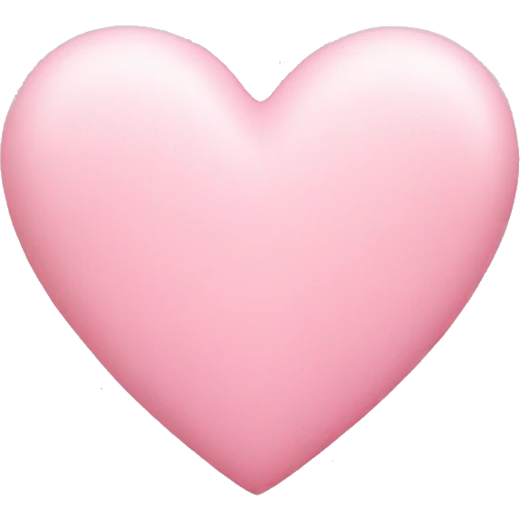 baby pink heart emoji
