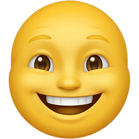 yellow face laughing  emoji