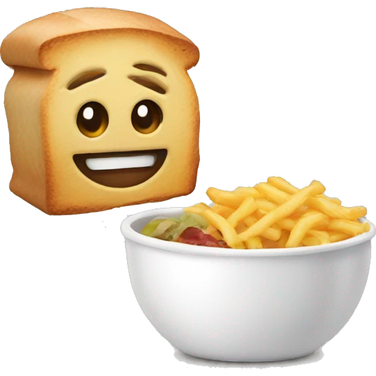 2 minute lunch warning emoji