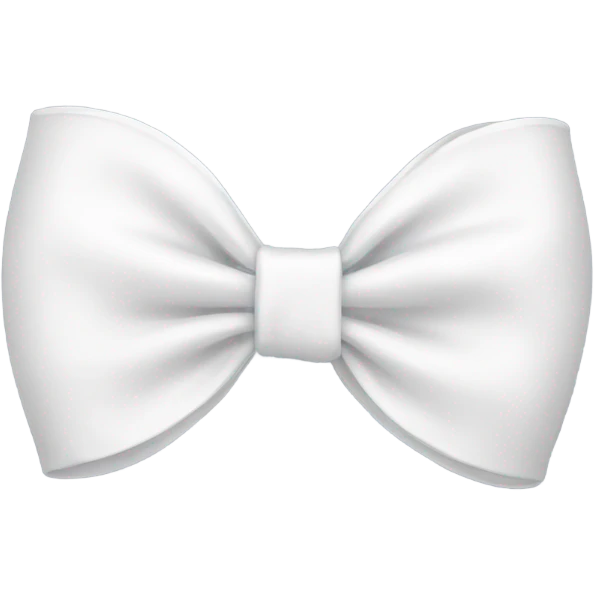 White bow emoji