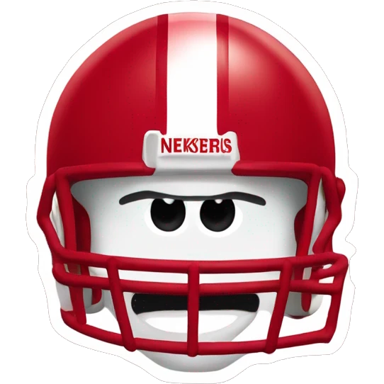 Nebraska Cornhuskers Football emoji
