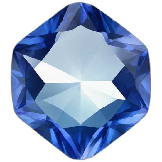 perfect symmetrical sapphire emoji