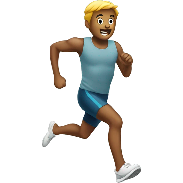 Robbr running  emoji