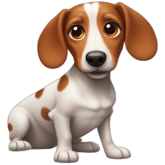 teckel playing soccee emoji