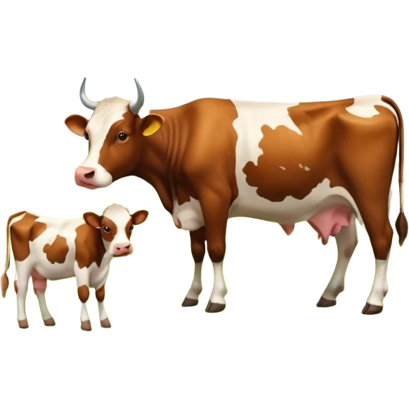 greenfield with cow cattle emoji