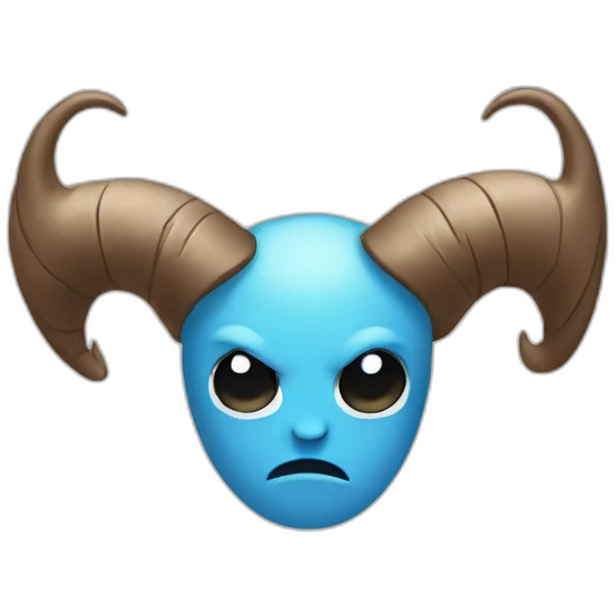 twitter-logo-with-mad-horns emoji