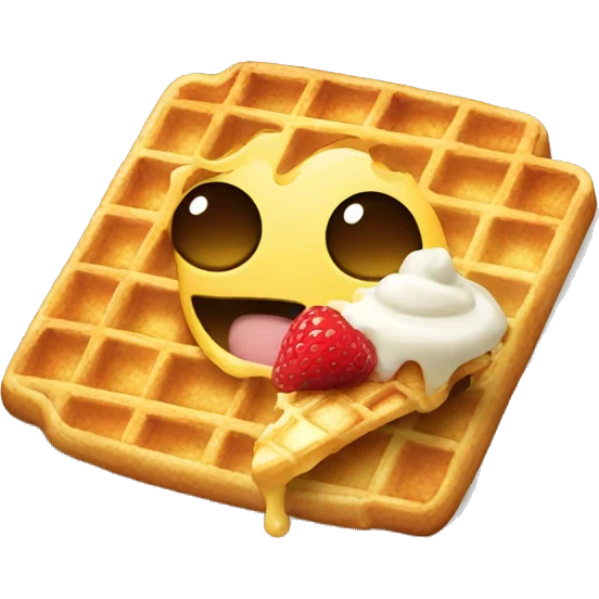 CaseOh eating waffle emoji