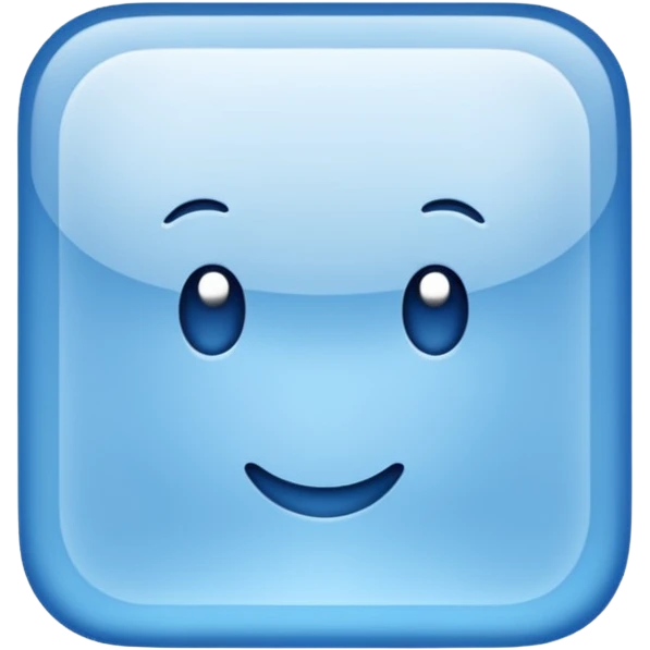 A square blue check emoji