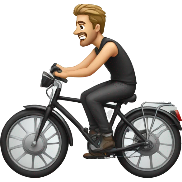 Australian male on the bike emoji