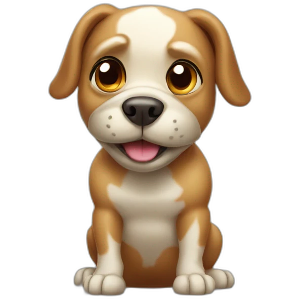 Cartoon turtledog  emoji