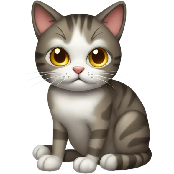 sick cat emoji