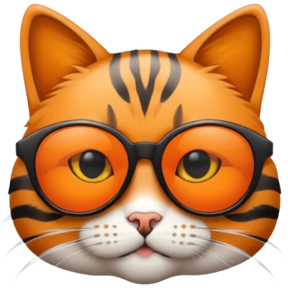 Cat wearing sunglasses emoji
