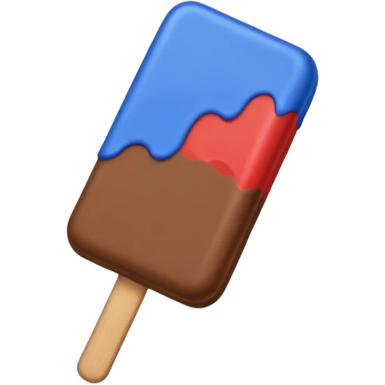 kek coklat paddlepop emoji