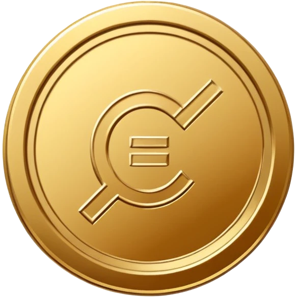Minimal line-art icon of a single coin with a bold checkmark next to it, clean modern style, simple outlines, slight 3D, no background, transparent, represents approved and ethical earnings. emoji