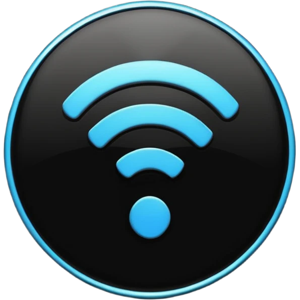Black Wifi emoji