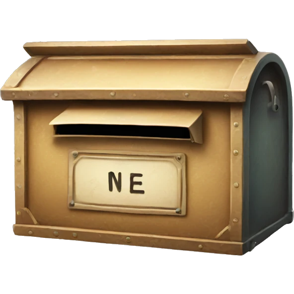 old letter box emoji
