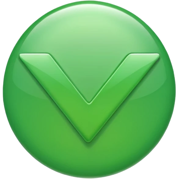 A green checkmark emoji