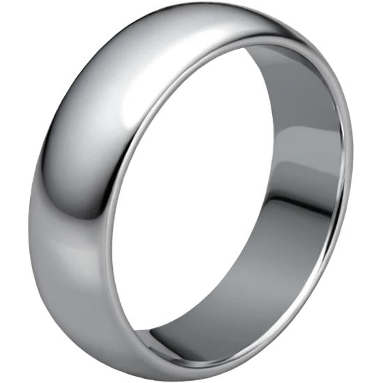 Men’s silver wedding ring emoji
