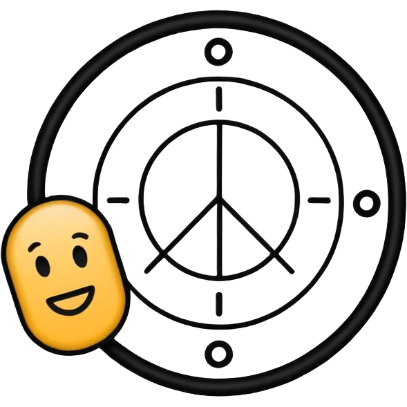 create a hand drawn icon with habits emoji