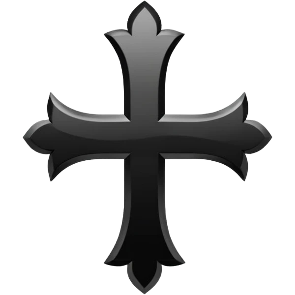 Le logo d'Indochine une genre de croix noire  emoji