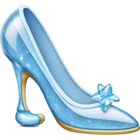 Cinderella glass slipper emoji