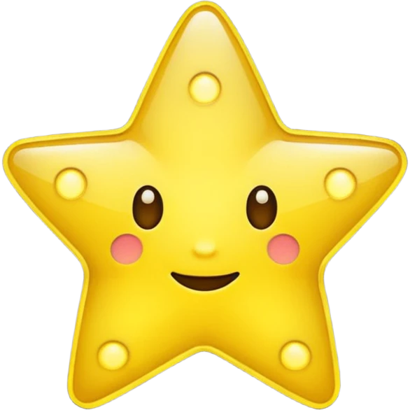 star without face emoji