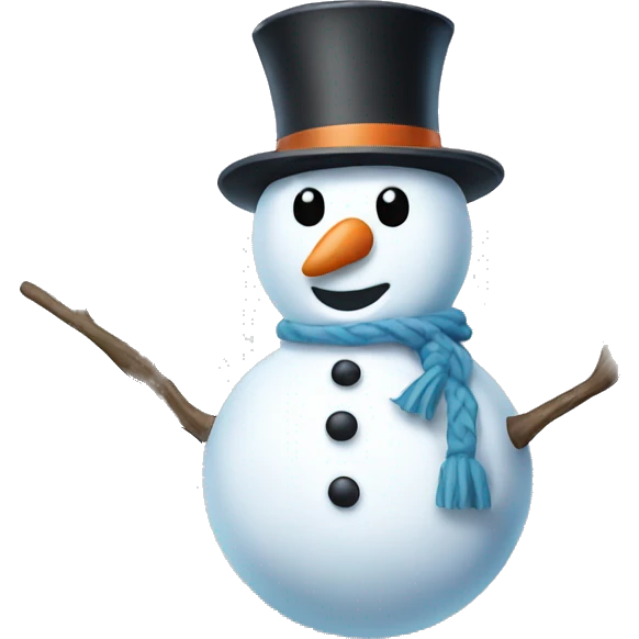 snowman electricity emoji
